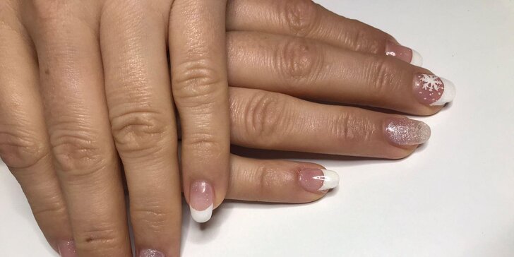 Krásné ruce: P-shine manikúra, ruber gel, doplnění či nové gelové nehty