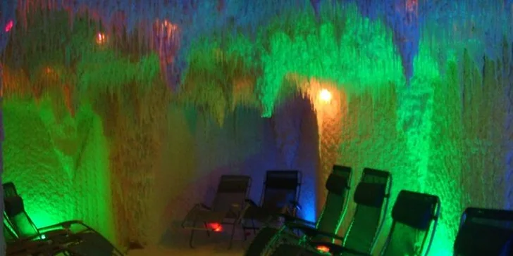 Zdravá relaxace v solné jeskyni a hubnutí ve VacuShape v Praze