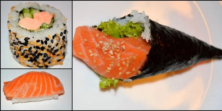 Velké vánoční či silvestrovské sushi menu s sebou