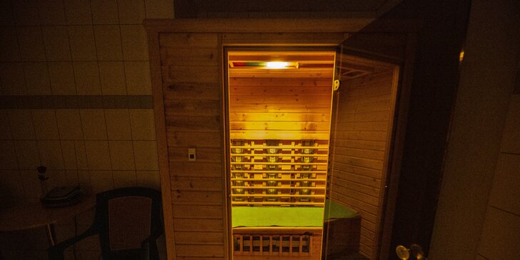 Blahodárné saunování v Alžbětiných Lázních: 40 minut v infrasauně pro 1 i 2 osoby
