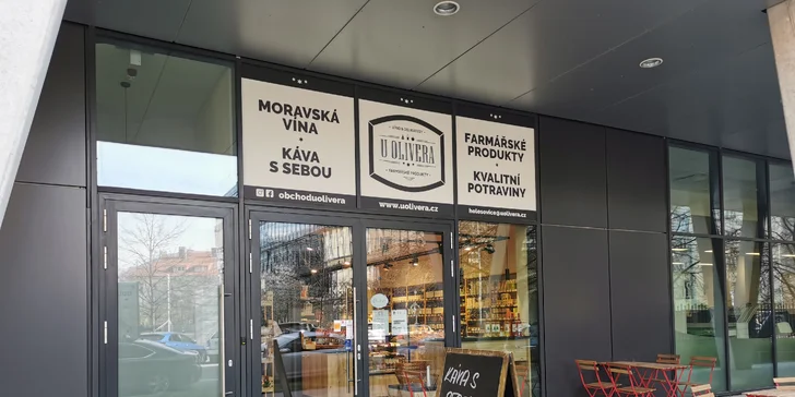 Otevřený voucher na 150 či 300 Kč na farmářské dobroty v obchodě U Olivera