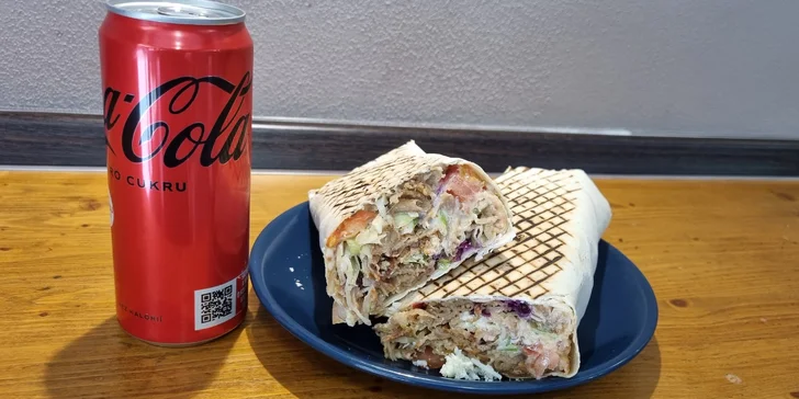 Pravá turecká chuť na Vinohradech: dürüm či döner včetně nápoje pro 1 i 2 osoby
