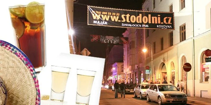 60 Kč za dvě Tequily El Jimador nebo jeden smrtelně ostrý drink Charro Negro v původní hodnotě 100 Kč. To pravé Mexiko v srdci Stodolní ulice se slevou 40 %