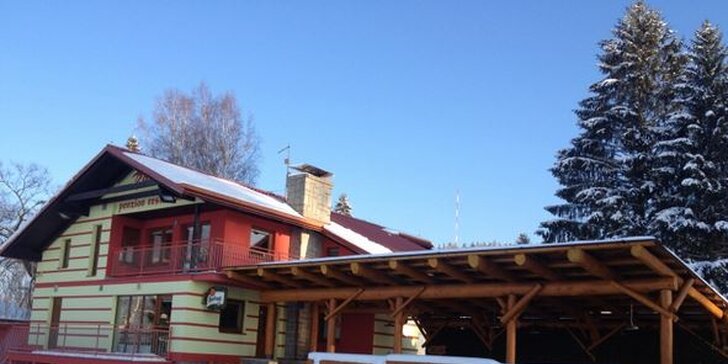 Zimní pohádka na Lipně včetně polopenze a sauny