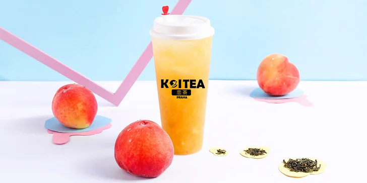 Mléčný i ovocný čaj Koi Tea dle výběru: passion fruit, mango, karamelový mléčný čaj i matcha latte