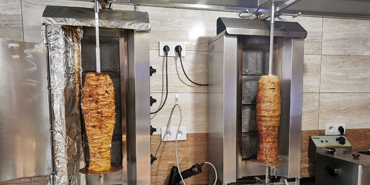 Kebab na Florenci s sebou: v tortille, pita chlebu nebo jako talíř