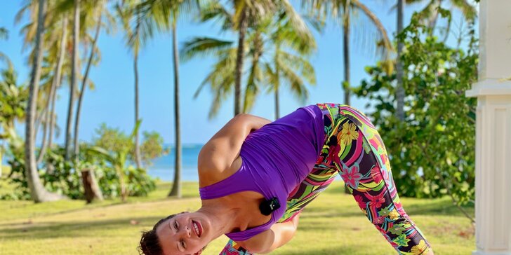 Balíčky online lekcí jógy: dynamická i jemná, natáčeno v krásném Karibiku
