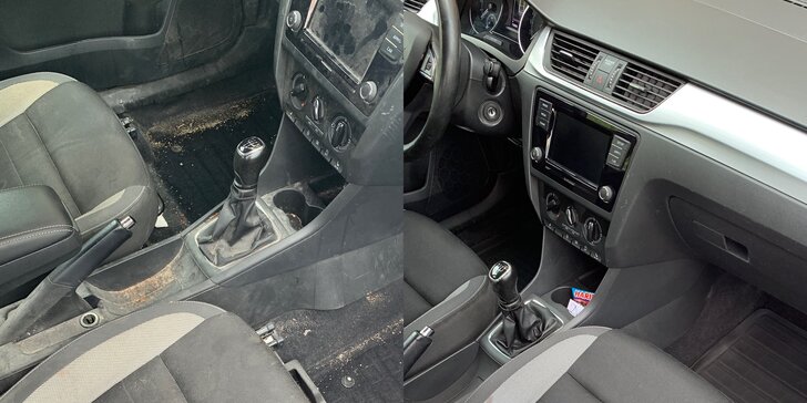 Čištění auta: ruční mytí karoserie či kompletní vyčištění interiéru i s tepováním sedadel