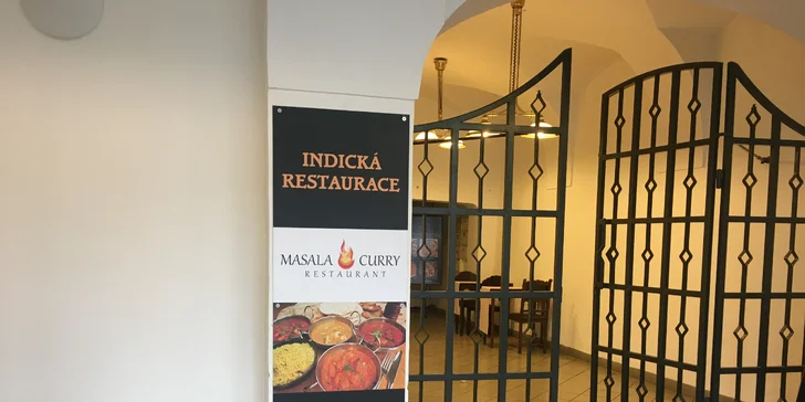 Dárkový voucher do indické restaurace v hodnotě 300, 500 či 1000 Kč