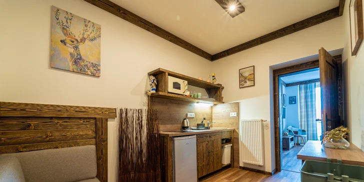 Nové apartmány u Gerlachovského štítu s kuchyňkou až pro 5 osob