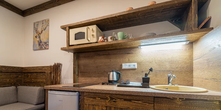 Nové apartmány u Gerlachovského štítu s kuchyňkou i s možností stravy