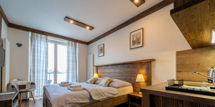 Nové apartmány u Gerlachovského štítu s kuchyňkou až pro 5 osob