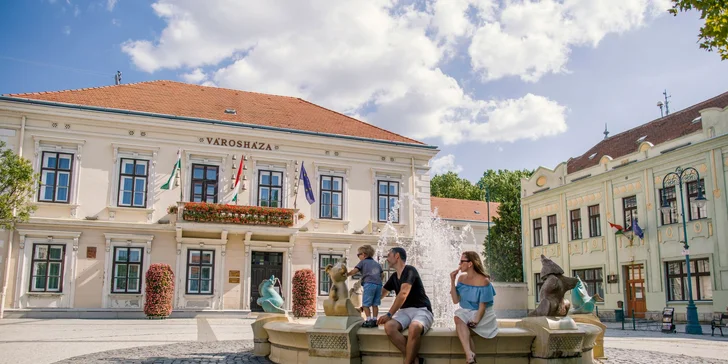 Centrum kúpeľného mestečka Sárvár