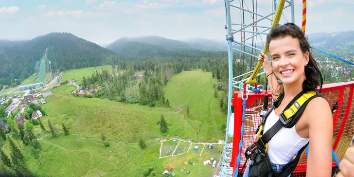 Užijte si pořádný adrenalin: bungee jumping z 90 m v polském městě Chorzów, sólo i tandem