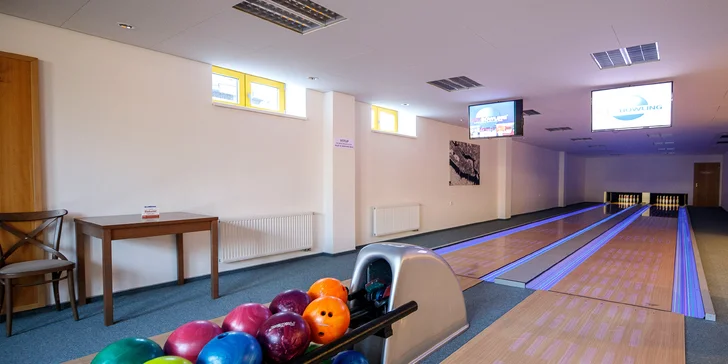 Jesenice v novém: pobyt na Křivoklátsku s all inclusive či polopenzí a sleva na relax i bowling