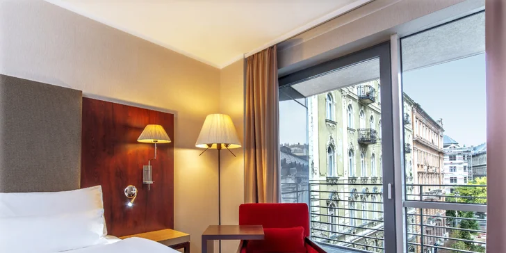 Pěkný 4* hotel přímo v centru Budapešti: snídaně a neomezený vstup do sauny