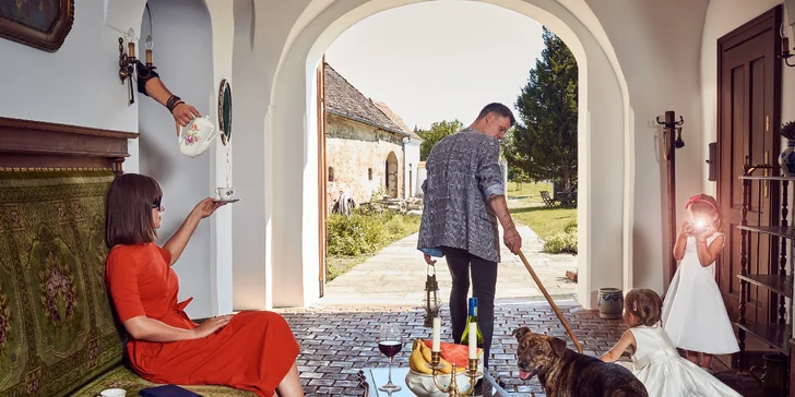 Romantika či rodinný pobyt na Pálavě: ubytování v historickém stavení, snídaně i půjčení kol či piknik