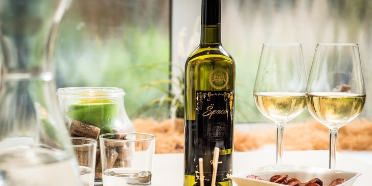 Chvilka pohody u skleničky: Degustace kvalitních vín dle výběru a občerstvení