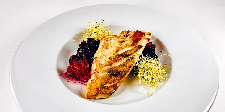 Romantické 6chodové menu u plumlovské přehrady: candát, miniburger, čokoládový nugát