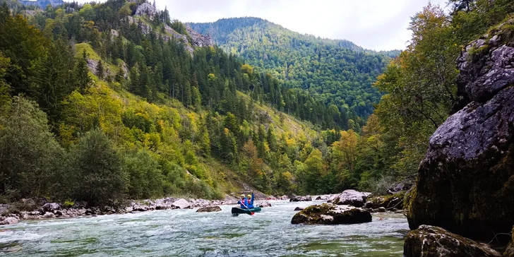 Sjezd divokých řek Salza a Enns. Včetně rychlokurzu, výbavy i večerního táboráku