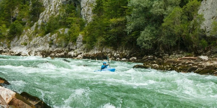 Sjezd divokých řek Salza a Enns. Včetně rychlokurzu, výbavy i večerního táboráku