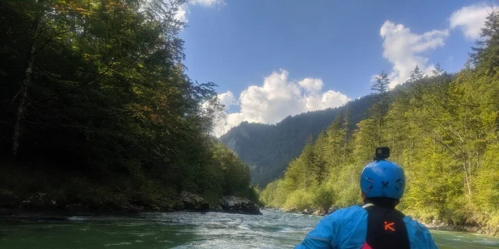 Sjezd divokých řek Salza a Enns. Včetně rychlokurzu, výbavy i večerního táboráku