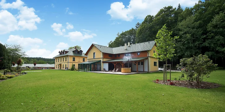 4* relaxace v Resortu Johanka na Vysočině: polopenze i neomezený wellness