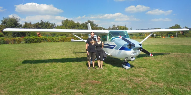 Vzhůru do oblak: 15–45 minut letu letadlem Bristell nebo Cessna 172 pro 1 až 3 osoby