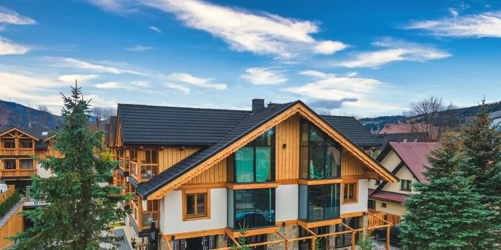 Luxusní pobyt v centru Zakopaného: moderní apartmány až pro 6 osob i neomezený wellness