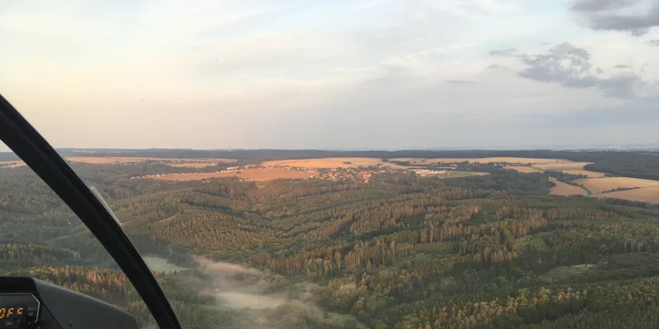 Pilotem vrtulníku na zkoušku: předletová příprava a 30min. let s instruktorem