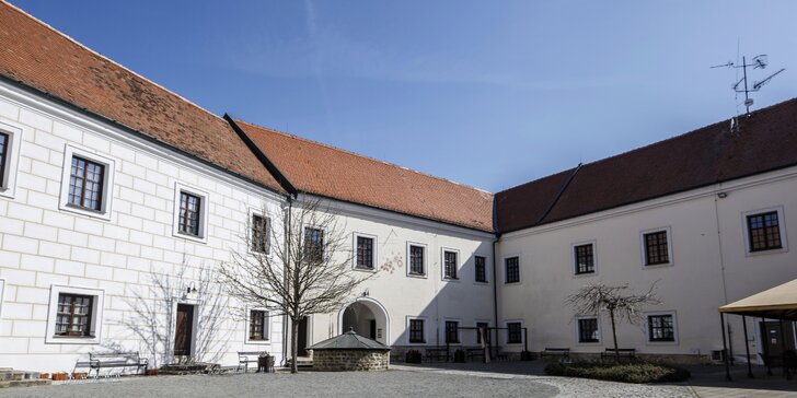 Pobyt v království vína: 1 nebo 2 noci na zámku Čejkovice s polopenzí a prohlídkou zámku