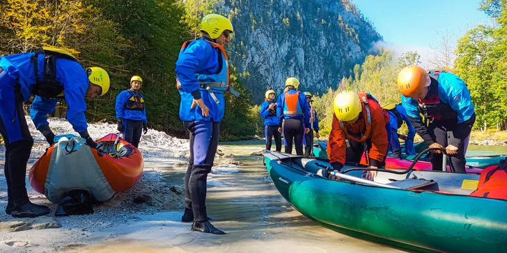 Sjezd divokých řek Salza a Enns. Včetně rychlokurzu, výbavy i večerního táboráku