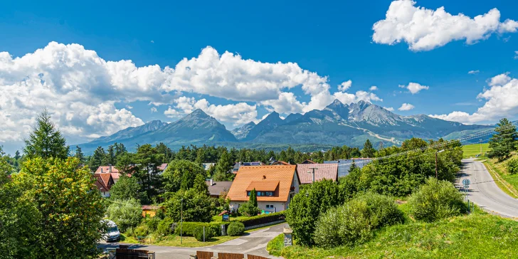 Okouzlující ubytování v srdci Staré Lesné s výhledem na Lomnický štít