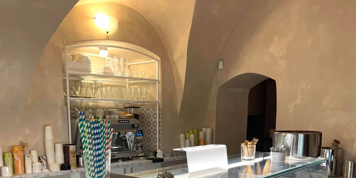 Italské gelato královské chuti i s kávou dle výběru u Pražského hradu