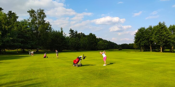 Základy golfu: 150minutová individuální lekce s trenérem pro 2 osoby