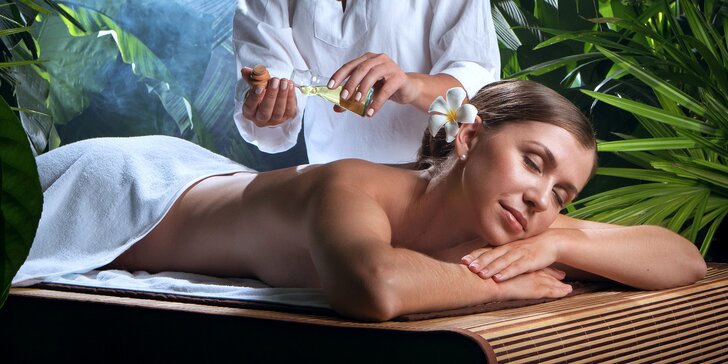 Relaxace na 60 nebo 120 min.: thajská, olejová, čtyřruční i romantická párová masáž