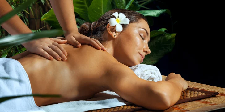 60 nebo 120 minut relaxace: thajská, olejová, čtyřruční i romantická párová masáž