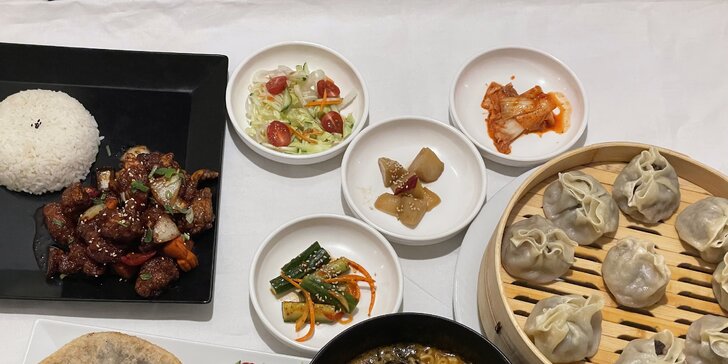 Chuť Mongolska a Korey: degustační menu s tradičními pochoutkami pro dva