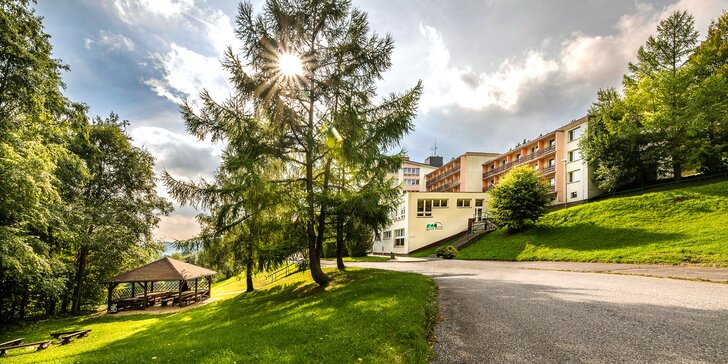 Pobyt v Jeseníkách: hotel u Dlouhých strání s polopenzí a wellness