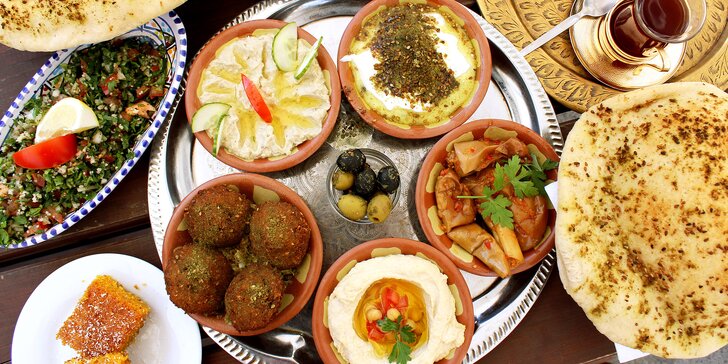 Tradiční gril a neopakovatelná chuť orientu: libanonské vegetariánské menu