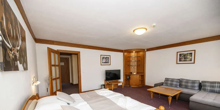 Apartmány jsou dvou- nebo čtyřlůžkové. 