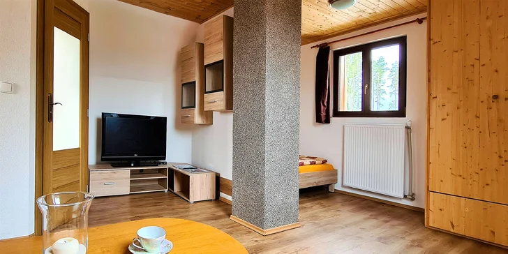 Dovolená v chatě na Lipně: apartmány pro 5 osob nebo celá chata až pro 10 osob