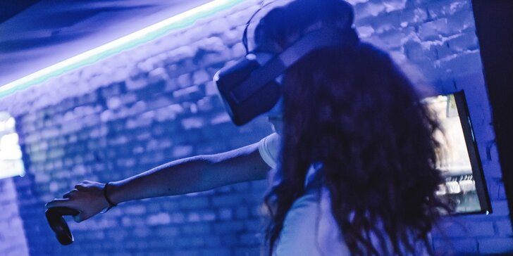 Virtuální realita v centru Brna: 30 - 60 minut hry až pro 4 osoby