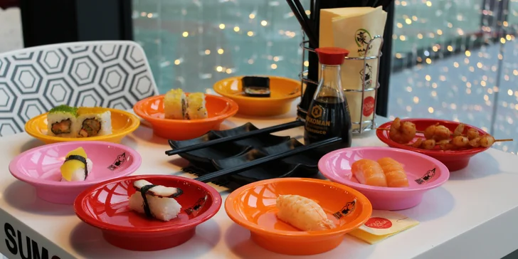 Jediné running sushi v Hradci Králové: až 2 hodiny neomezené konzumace