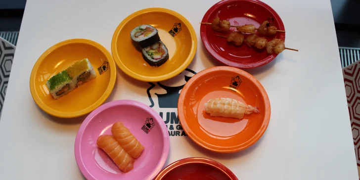 Jediné running sushi ve východních Čechách: až 4 hodiny neomezené konzumace