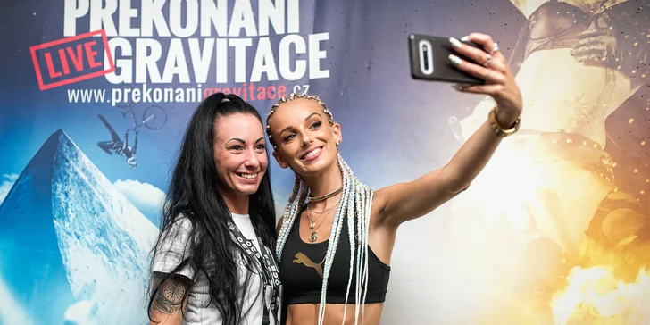 Vstup na sportovně-hudební show Překonání Gravitace: motokrosové i BMX hvězdy, Marpo, Majk Spirit ad.
