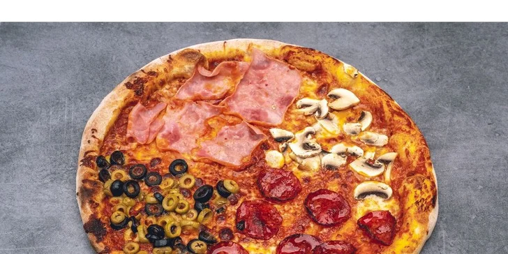 Jedna nebo dvě pizzy dle výběru z Pizza Bombastica: sýrová, šunková i pálivá s jalapeños