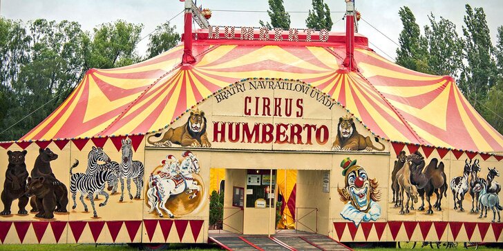 Hurá do Cirkusu Humberto na zbrusu novou show: akrobati, klauni i exotická zvířata v Strakonicích