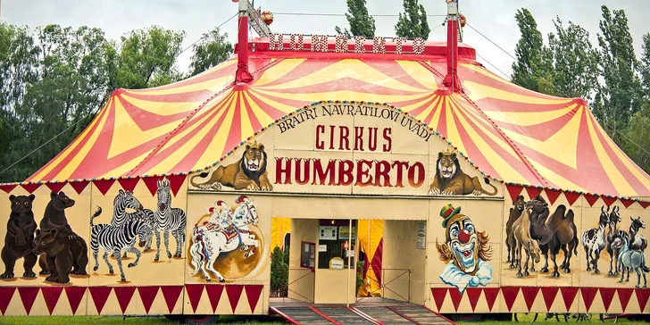 Hurá do Cirkusu Humberto na zbrusu novou show: akrobati, klauni i exotická zvířata v Praze