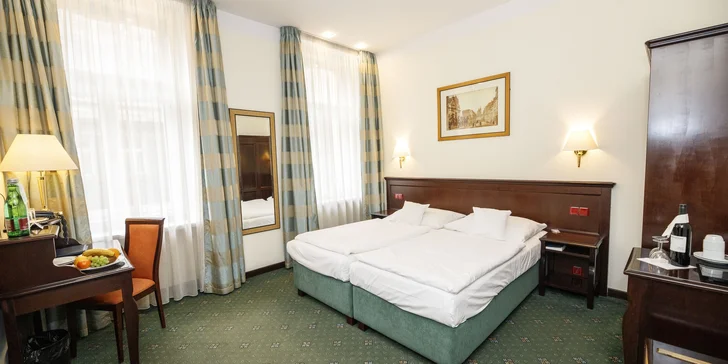 Pobyt ve 4* hotelu se snídaněmi jn pár minut od Václavského náměstí